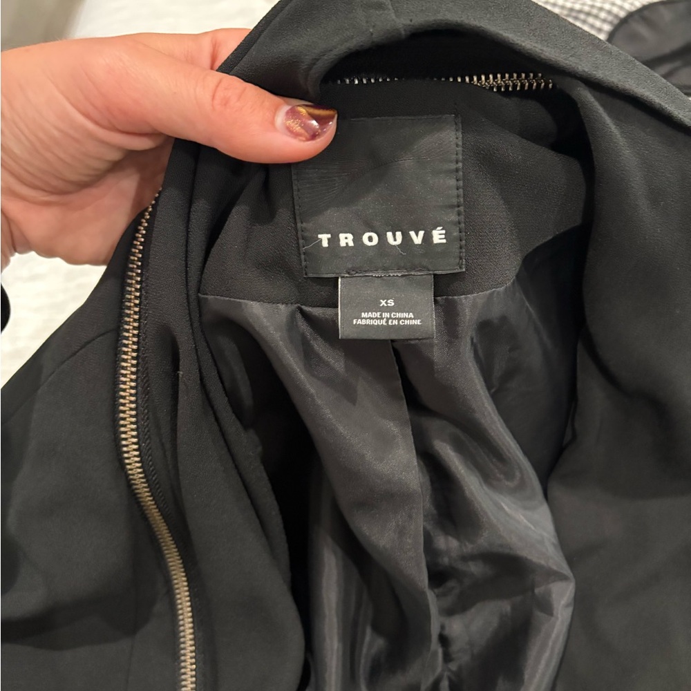 Trouvé Charcoal Zip-Up Jacket